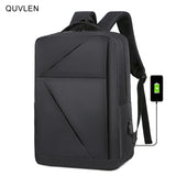 Men's USB Charging Waterproof Backpack Business Laptop Bag