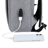 Men's USB Charging Waterproof Backpack Business Laptop Bag