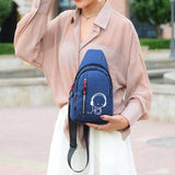 Nylon Chest Cross Bag Fanny Pack Waist Pack Sports Bags Handbag