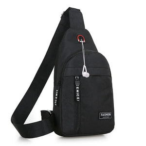 Nylon Waist Packs Sling Bags Crossbody Outdoor Sport Shoulder Chest Daily Picnic