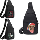 Dog Series Chest Bag Fanny Pack Crossbody Bag Outdoor Sports Travel Belt Bag