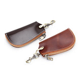 Leather Key Wallet Keyholder Keychain For Men Women