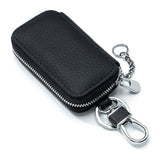 Cow Leather Mini Wallet Men Women's Key Holder