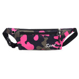 Camouflage Print Waist Pack Bag Anti-theft Lightweight Phone Pouch