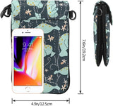 Manatee Crossbody Cell Phone Purse Shoulder Bag Small Crossbody Wallet PU