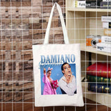Maneskin Hip Hop Gothic Punk Rock Graphic Korea Ulzzang Shopper Bag