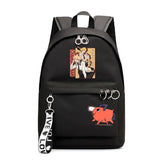 Chainsaw Man Backpack Girls School Bags Anime Harajuku Bookbag for Women