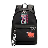 Chainsaw Man Backpack Girls School Bags Anime Harajuku Bookbag for Women