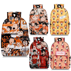 Haikyu Students Back to School Bags Boy Girl Haikyuu Teens Books Backpack