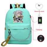 Demon Slayer Backpacks Multi-functional Large Capacity Street Bags