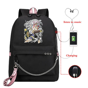 Demon Slayer Backpacks Multi-functional Large Capacity Street Bags