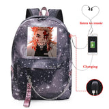 Demon Slayer Printed Backpacks Multifunctional Large Capacity Bags