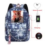 Demon Slayer Printed Backpacks Multifunctional Large Capacity Bags