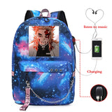 Demon Slayer Printed Backpacks Multifunctional Large Capacity Bags