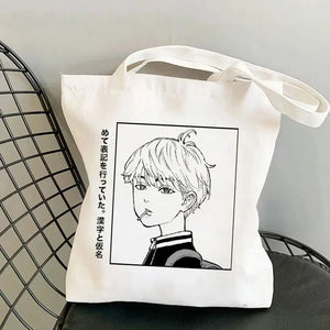 Tokyo Revengers Anime Gothic Tote Bag Canvas Shoulder Bag