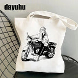 Tokyo Revengers Graphic Tote Bag Eco Canvas Shoulder Shopper Gothic Ulzzang