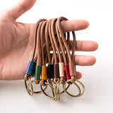 Retro Leather Unisex Car Keys Wallet Men Keyring Pouch Bag