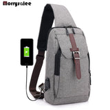 Men's Chest Oxford Chest Pack Shoulder Bag Crossbody Bags