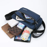 Men's Single Shoulder Bag Large Capacity Leather Backpack