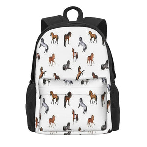Wild Horses Backpack Men's & Women's School Bag