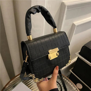 Maomao Small Square Bag Welt Lock Portable Square Bag