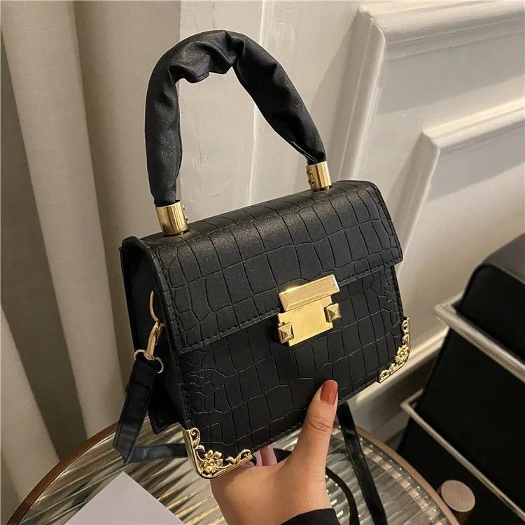 Maomao Small Square Bag Welt Lock Portable Square Bag