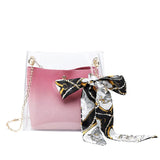 Mara's Dream Small PVC Shoulder Bag Women Crossbody Messenger Bucket Bag