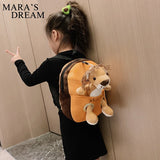 Mara's Dream 3D Animal Plush Backpack for Kids