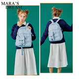 Mara's Dream Backpack Women Large Capacity Waterproof Oxford Cloth