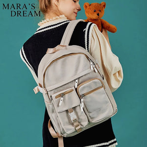 Mara's Dream Backpack Women Large Capacity Waterproof Oxford Cloth
