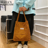 Mara's Dream Corduroy Shoulder Bag for Women