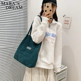 Mara's Dream Corduroy Shoulder Bag for Women