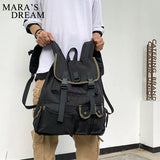 Mara's Dream Waterproof School Backpack Drawstring Shoulder Bag Women Men