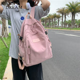 Mara's Dream Casual Canvas Women Backpack Large Schoolbag For Teenage Girls