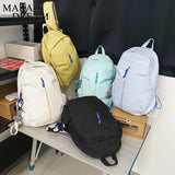 Mara's Dream Solid Backpack Women Laptop Bag Waterproof Large Capacity