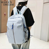 Mara's Dream Solid Backpack Women Laptop Bag Waterproof Large Capacity