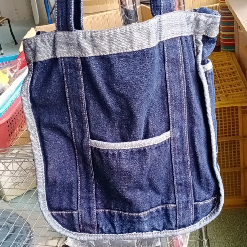 Mara's Dream Crossbody Denim Bag Women Shoulder Travel Handbag Tote