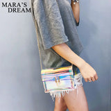 Mara's Dream Laser Transparent Crossbody Bag Waterproof Beach Shoulder Bag