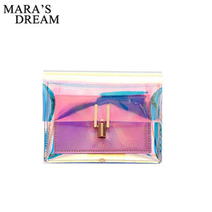 Mara's Dream Laser Transparent Crossbody Bag Waterproof Beach Shoulder Bag