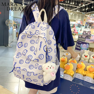 Mara's Dream Cartoon Pattern Women Backpack for Teenage Girl