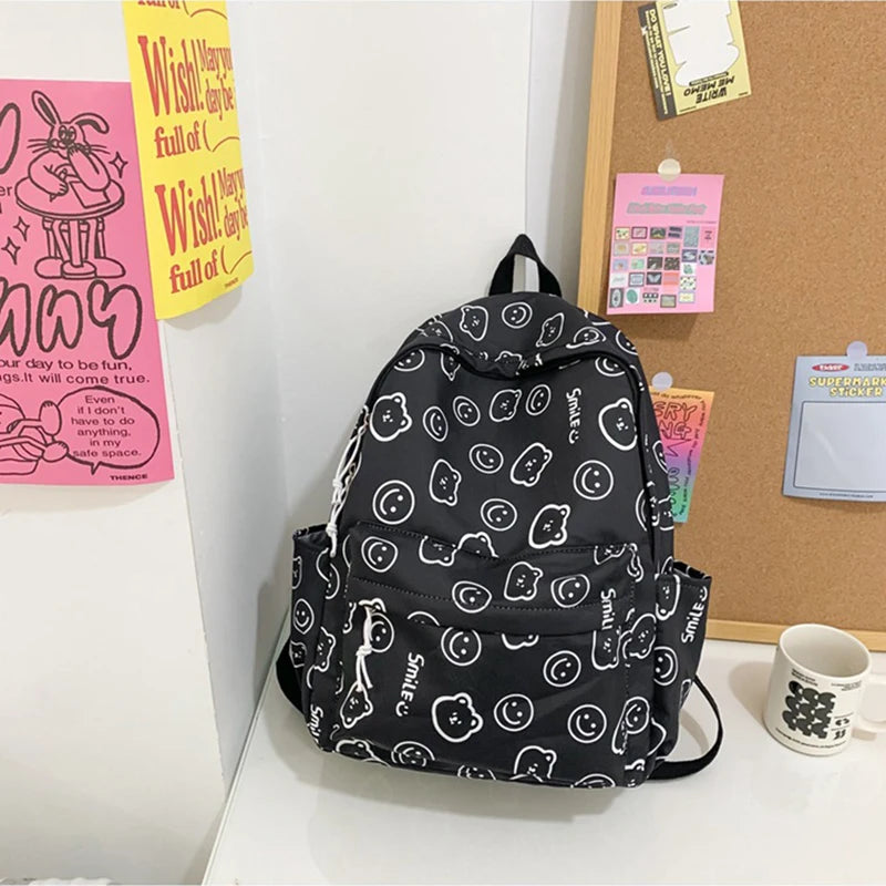 Mara's Dream Cartoon Pattern Women Backpack for Teenage Girl