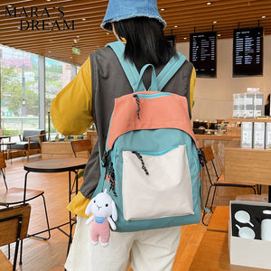 Mara's Dream Preppy Style School Bags High Nylon School Girl Backpack