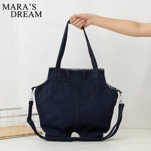 Mara's Dream Denim Jeans Shoulder Crossbody Bag Girl Totes For Women