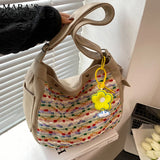 Mara's Dream Weave Canvas Shoulder Crossbody Bag