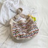 Mara's Dream Weave Canvas Shoulder Crossbody Bag