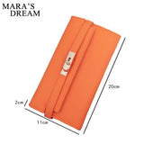 Women Wallet Long Purse Lock Clutch Bag