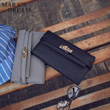 Women Wallet Long Purse Lock Clutch Bag