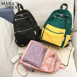 Mara's Dream Double Shoulder Packs Girls' Backpacks High School Students