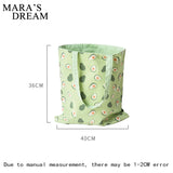 Mara's Dream Dual-use Shoulder Bag Cotton Linen Handbag