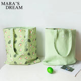 Mara's Dream Dual-use Shoulder Bag Cotton Linen Handbag